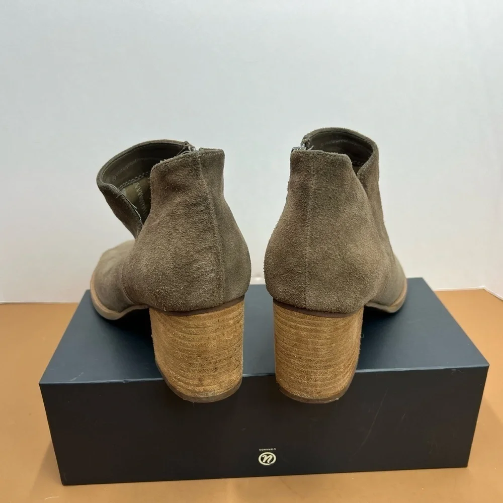 Blond Boots brown Suede Leather size 9